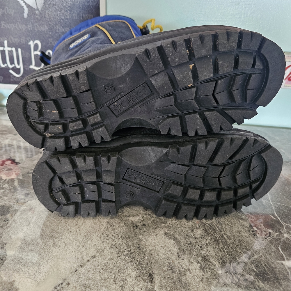 Sporto Blue and Black Insulated Winter Snow Boots Size 6